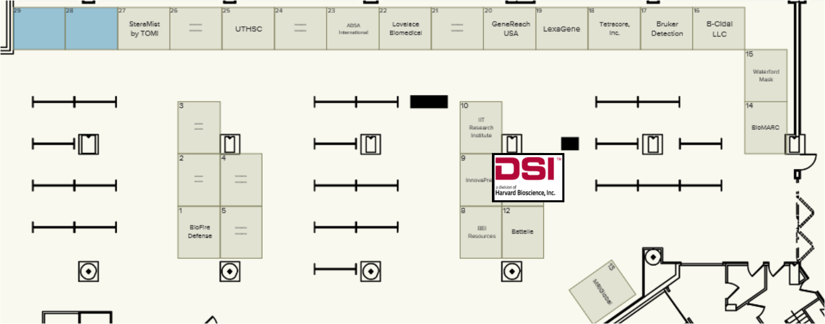 ASM Booth Location ASM Booth Location